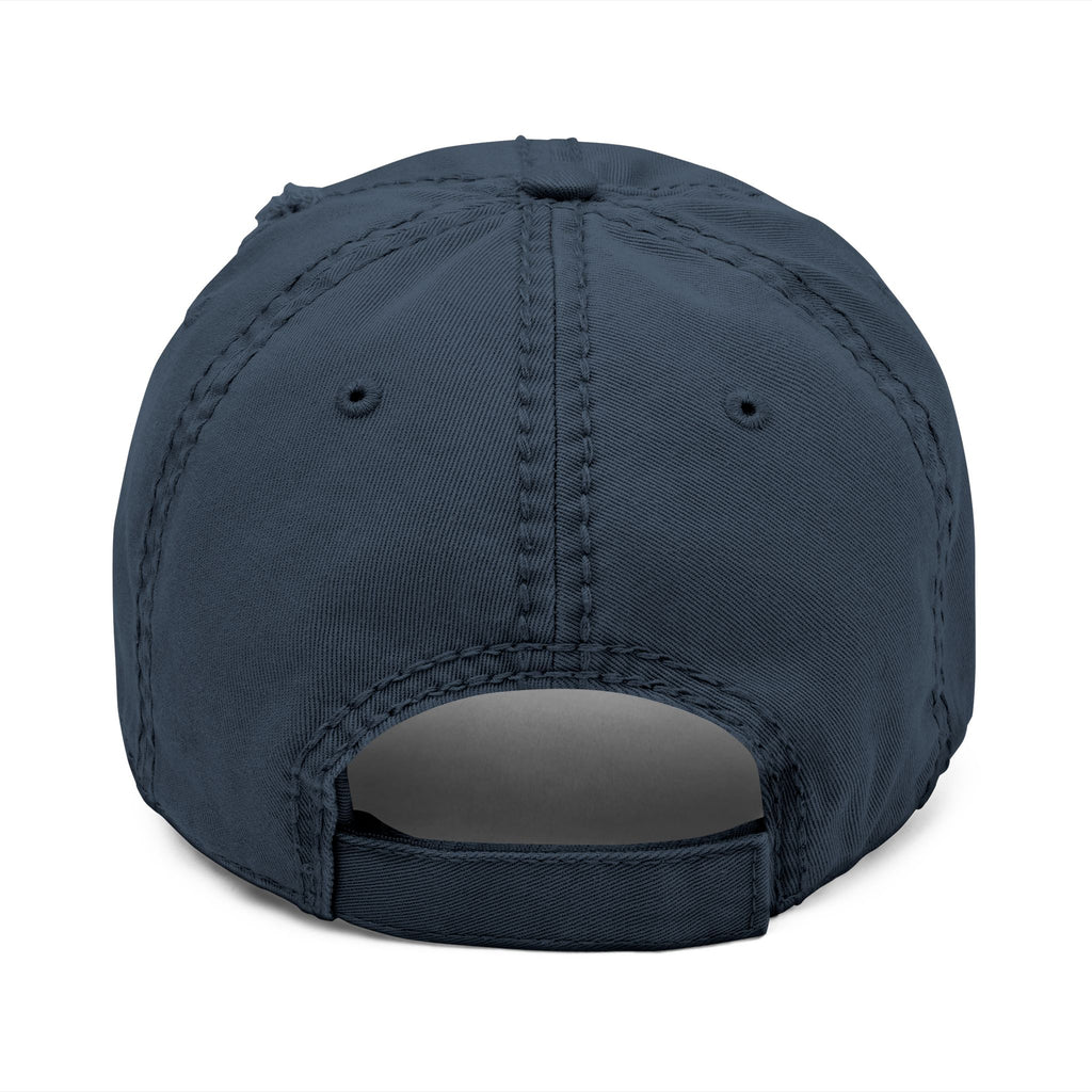 Distressed Embroidered Dad Hat