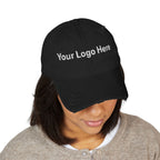 Distressed Embroidered Dad Hat
