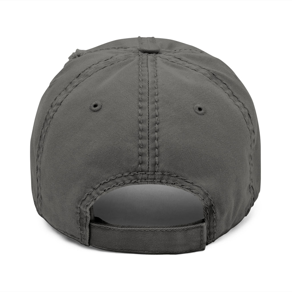 Distressed Embroidered Dad Hat
