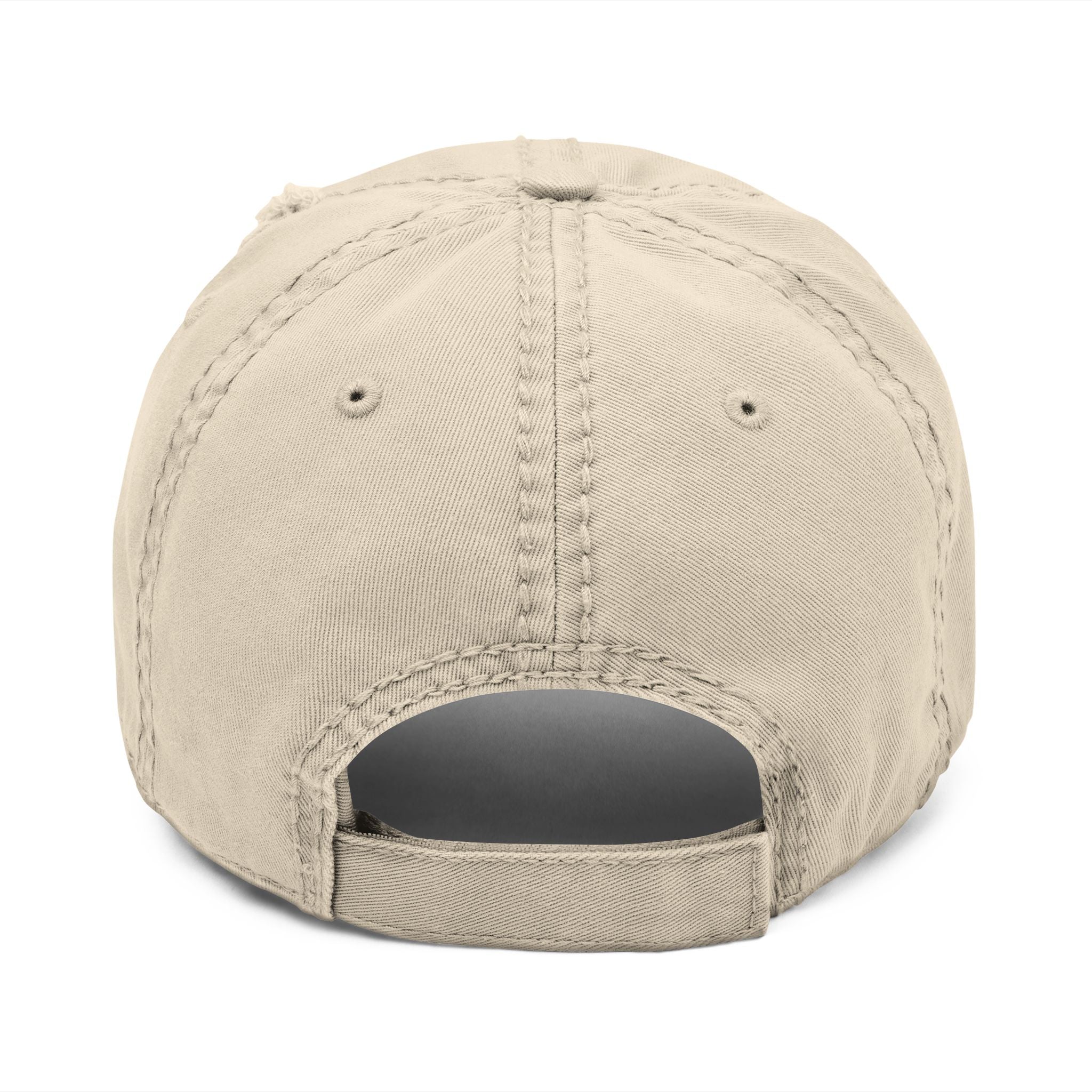 Distressed Embroidered Dad Hat