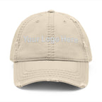 Distressed Embroidered Dad Hat