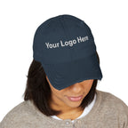 Distressed Embroidered Dad Hat