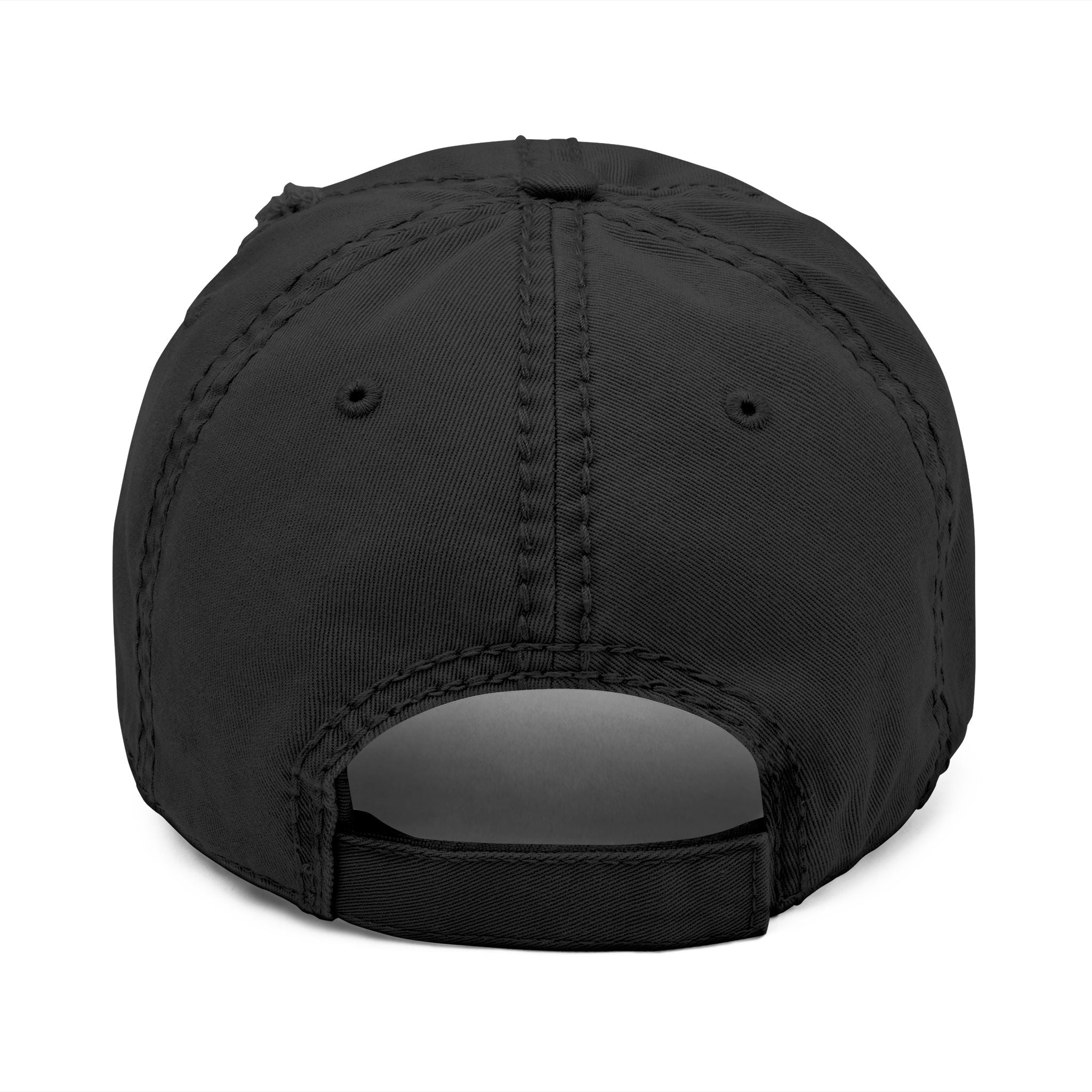 Distressed Embroidered Dad Hat