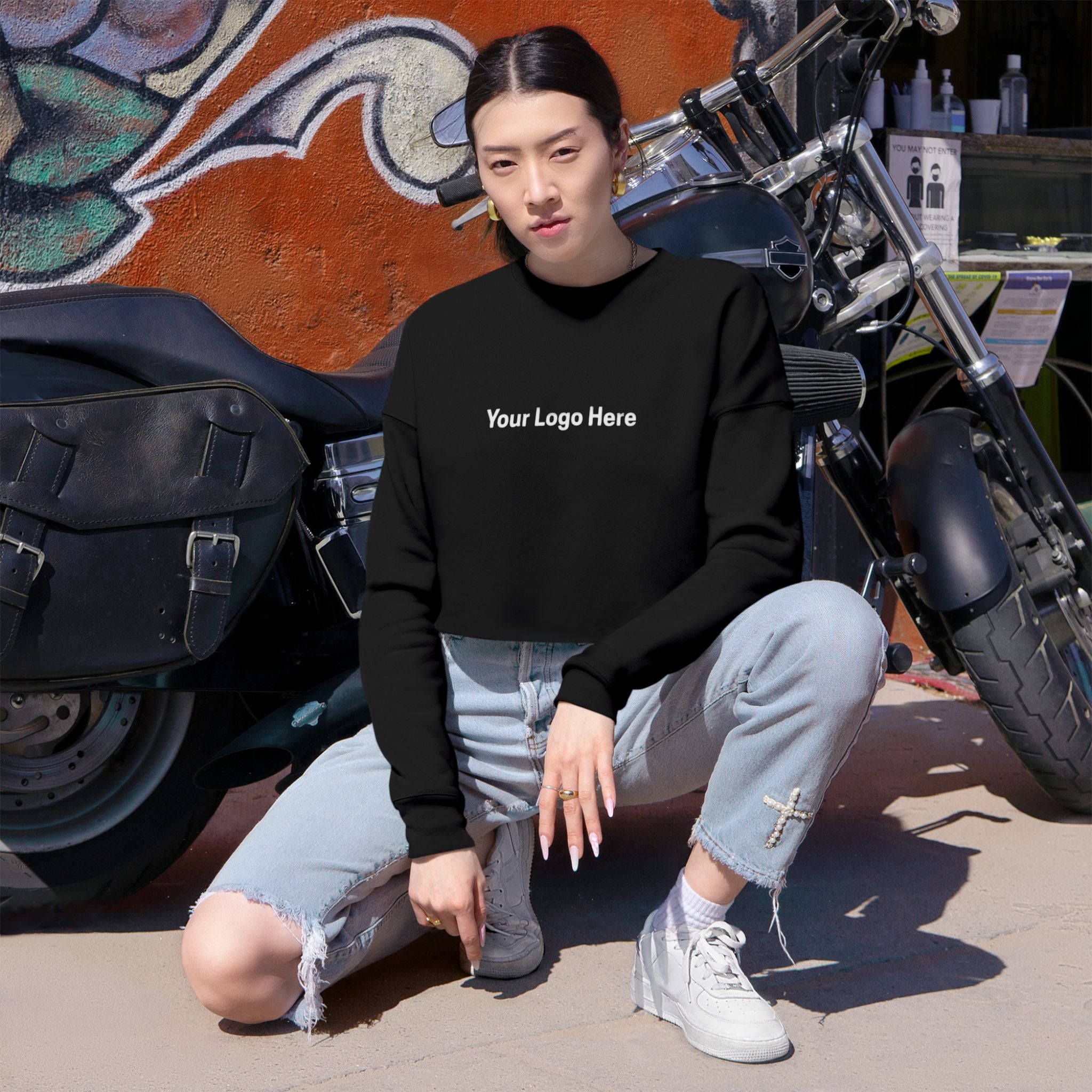 Cropped Women's Sweatshirt
