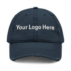 Distressed Embroidered Dad Hat