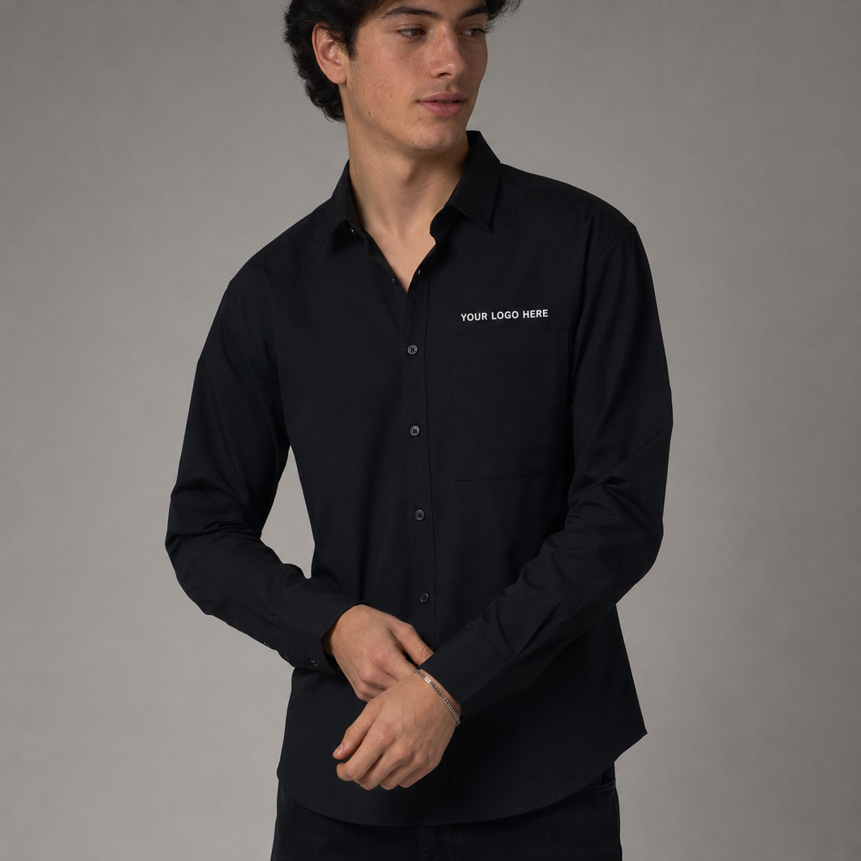 Casual Button-Up Shirt