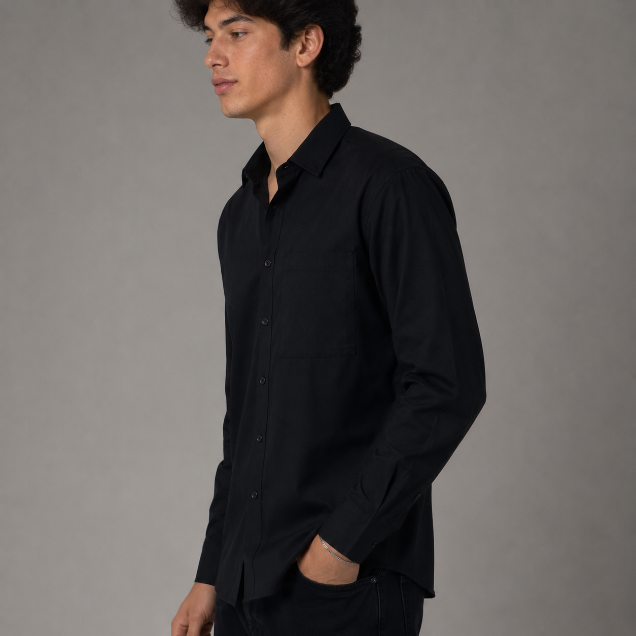 Casual Button-Up Shirt