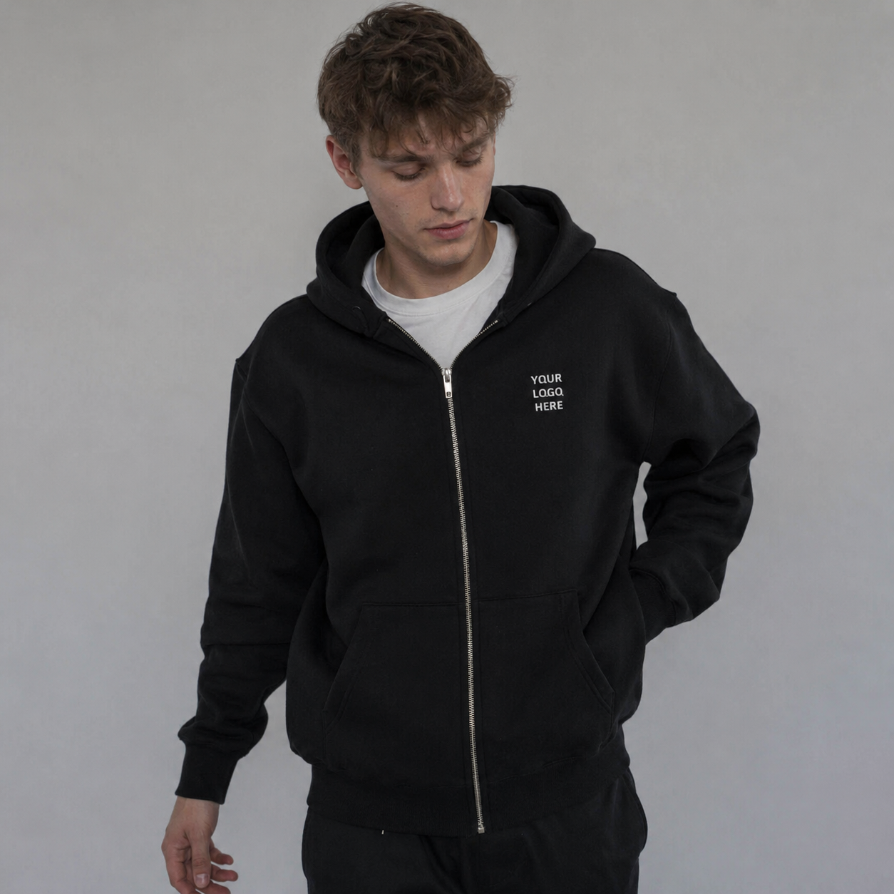 Zip-Up Hoodie - Basic