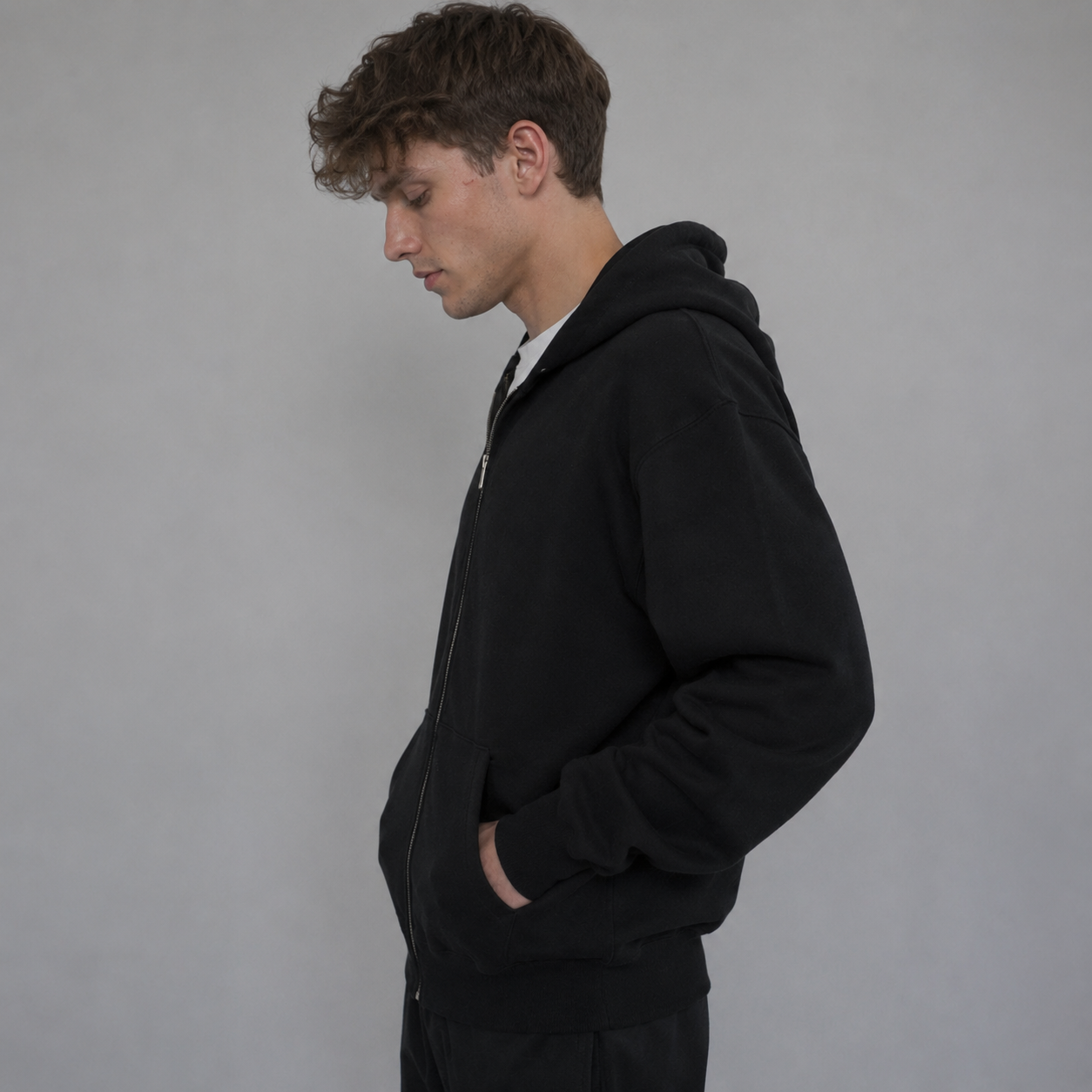 Zip-Up Hoodie - Basic